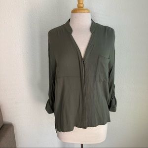 Young fabulous and broke button down shirt roll up sleeves